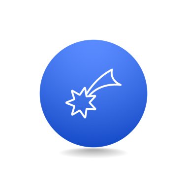 Noel yıldızı simge. 