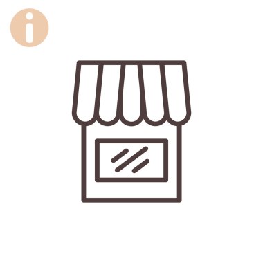 dükkan ya da mağaza simgesi