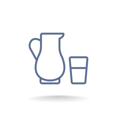 Süt simgesi sürahi