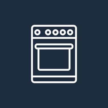 Mutfak sobası simgesi