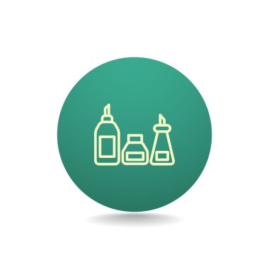 mutfak şişe set simgesi