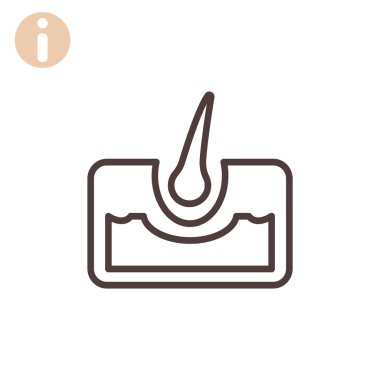 insan saçı simgesi