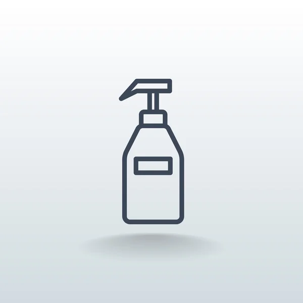 Gel, espuma o jabón líquido icono — Archivo Imágenes Vectoriales