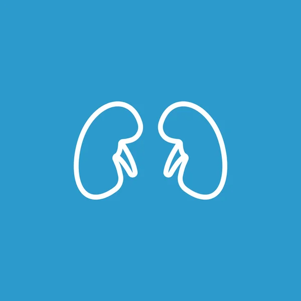 Ikone der menschlichen Nieren — Stockvektor