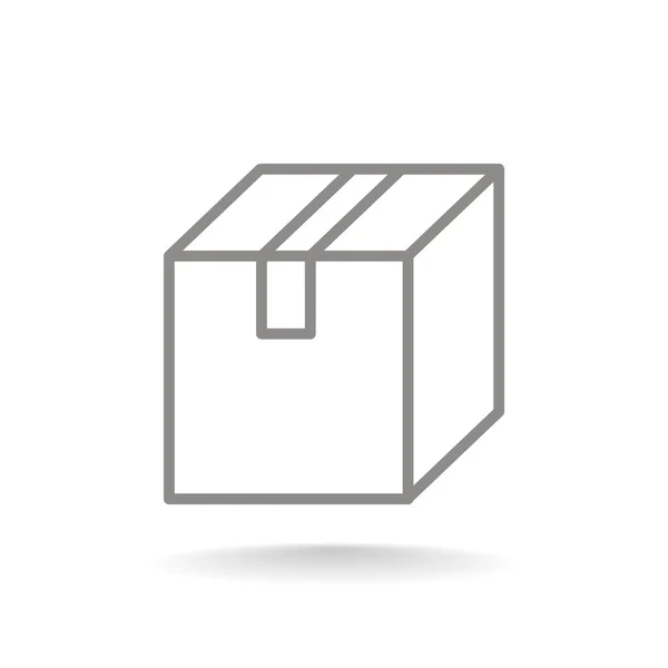 Icono de caja de entrega — Archivo Imágenes Vectoriales