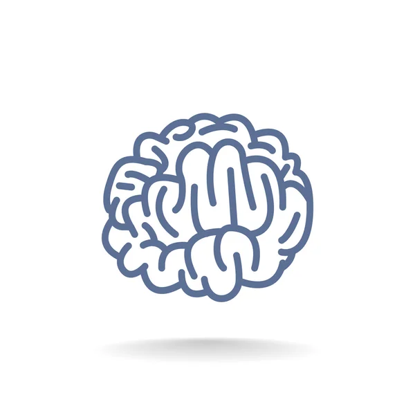 Human Brain Icon — Stock Vector