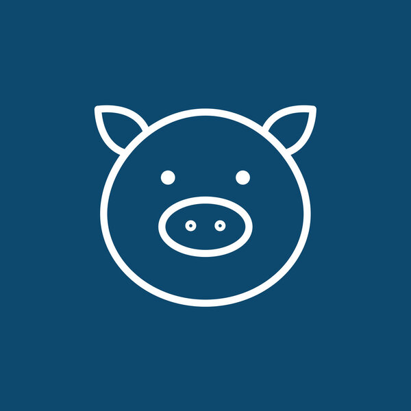 Pig head icon