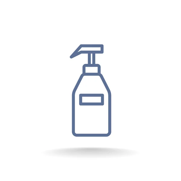 Gél, hab vagy folyékony szappan-ikon — Stock Vector