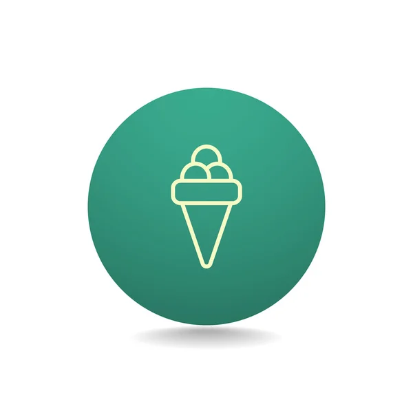 Ícone de sorvete —  Vetores de Stock
