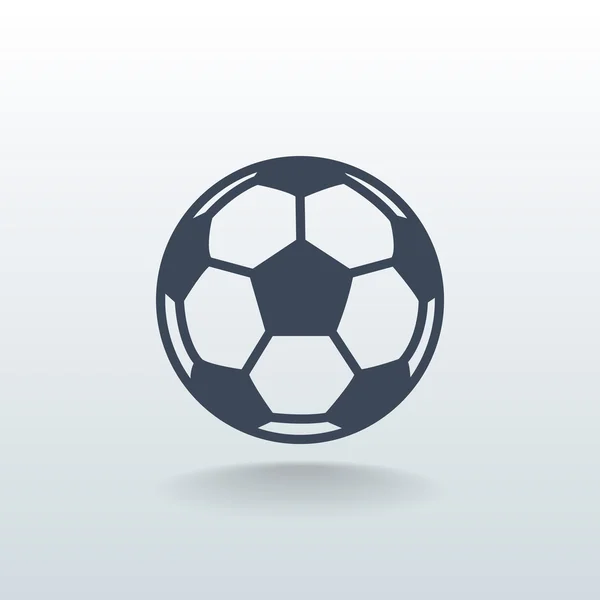 Icono de pelota de fútbol — Vector de stock