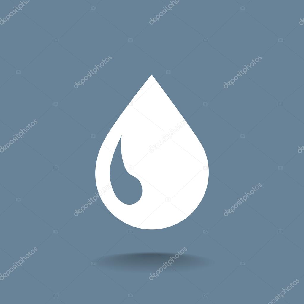 liquid droplet web icon
