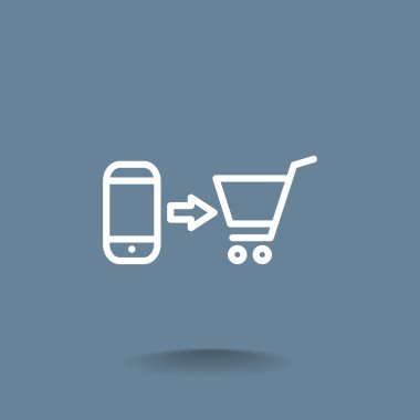 bir cep telefonu satın alma simgesi