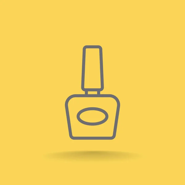 Cosmetische fles pictogram — Stockvector