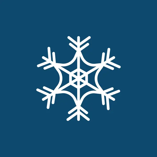 Karácsonyi Hópihe ikon — Stock Vector
