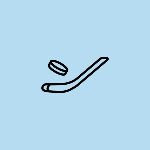 Stick voor ijshockey-pictogram — Stockvector