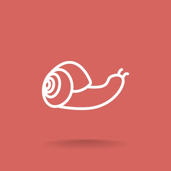 Aperçu icône escargot — Image vectorielle