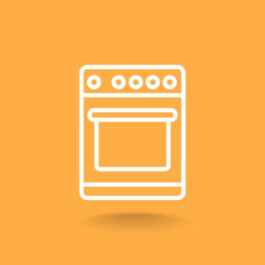 Mutfak sobası simgesi