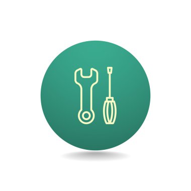 Anahtar ve tornavida simgeler