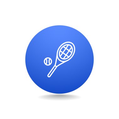Tenis raketi topu simgesiyle