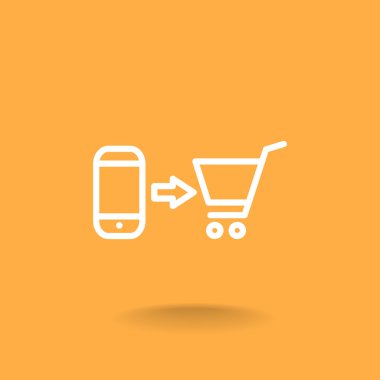 bir cep telefonu satın alma simgesi