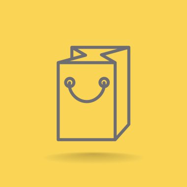 alışveriş ambalaj simgesi