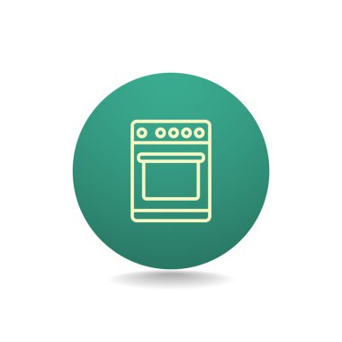 Mutfak sobası simgesi