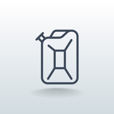 Benzin bidon simgesi