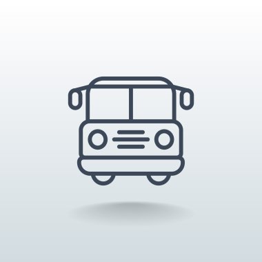 okul servisi simgesi