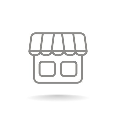 dükkan ya da mağaza simgesi