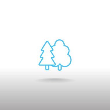 Orman ağaçları simgesi