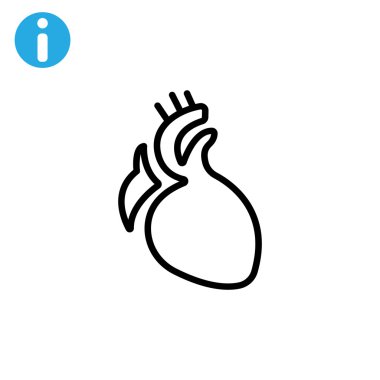İnsan kalbi organ simgesi