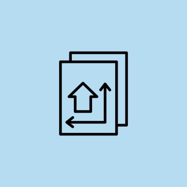 İnşaat planı simgesi