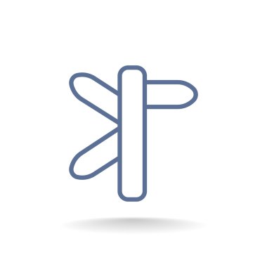 yön işareti simgesi