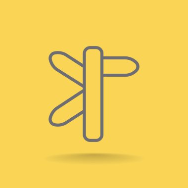 yön işareti simgesi