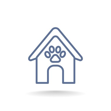 Köpekler simgesi için kulübeler