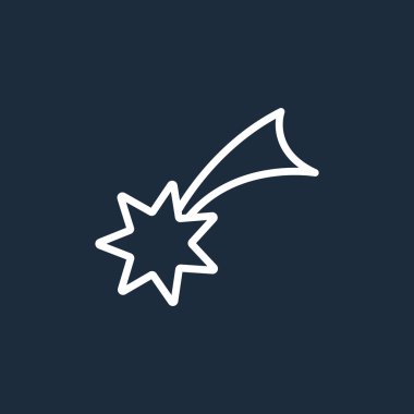 Noel yıldızı simge. 