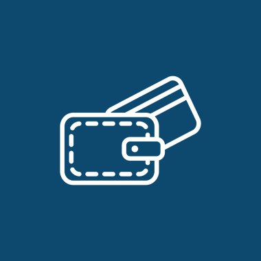 M-cüzdan ile kredi kartı simgesi