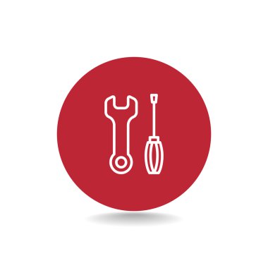 Anahtar ve tornavida simgeler