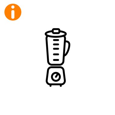 Elektrik blender simgesi.