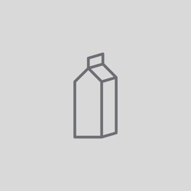 Süt simgesi için kağıt kapsayıcı