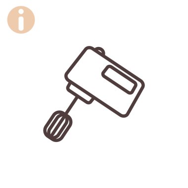 Mutfak karıştırıcı simgesi