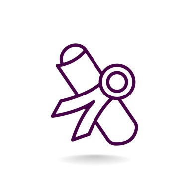 Diploma veya sertifika simge