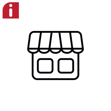 dükkan ya da mağaza simgesi