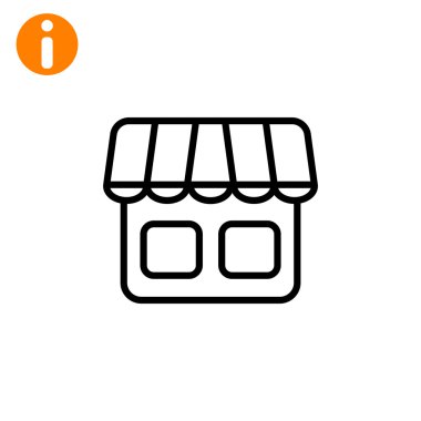 dükkan ya da mağaza simgesi