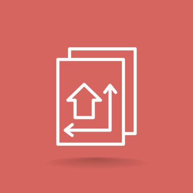 İnşaat planı simgesi