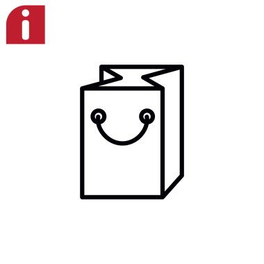 alışveriş ambalaj simgesi