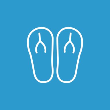 plaj terlikleri simgesi 