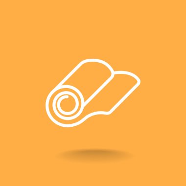 rulo duvar kağıdı simgesinin