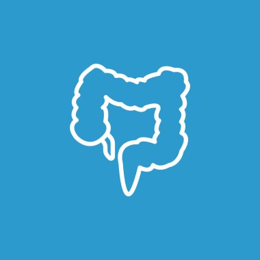 insan kalın bağırsak simgesi