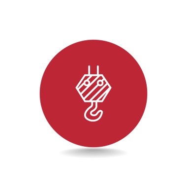 Piktogram vinç kanca simgesinin